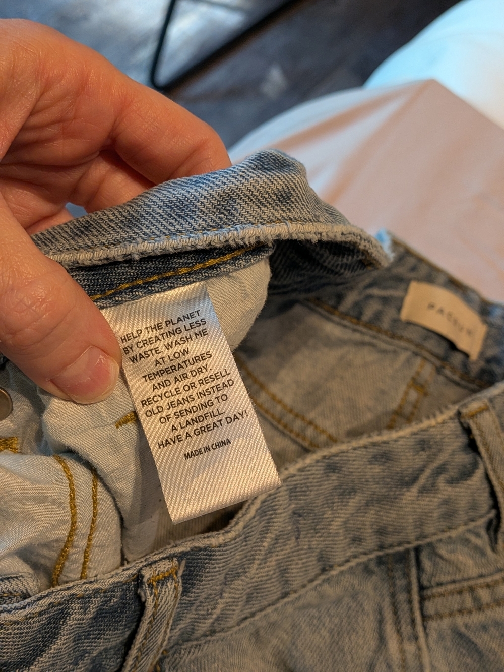 PacSun Light Blue Straight Leg Women's Jeans - Picture 7 of 7